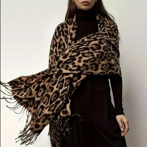 Leopard Print Scarf
